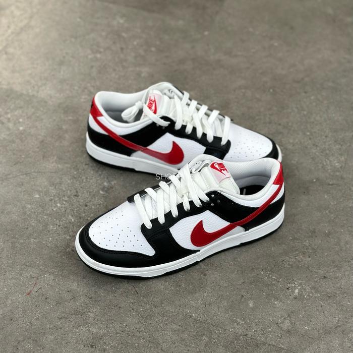 NIKE DUNK LOW RED WHITE PANDA 1000% AUTHENTIC
