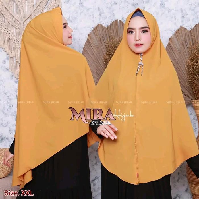 Bergo / jilbab Instan wolfis pet antem uk XXL /jumbo
