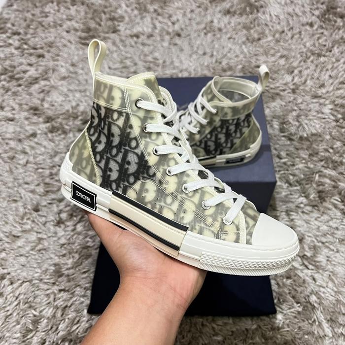 CHRISTIAN DIOR OBLIQUE B23 HIGH SNEAKERS Original Authentic 100%