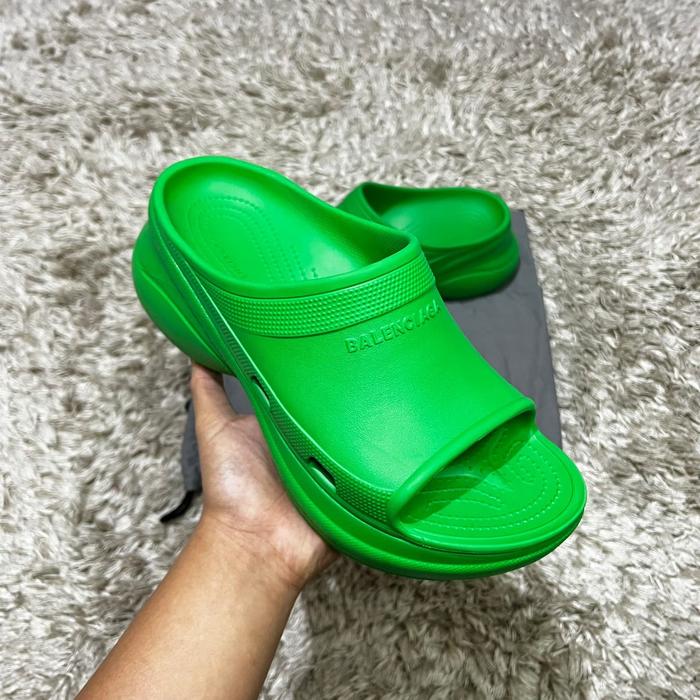 Size 44 Balenciaga Pool Crocs Slides Authentic Original 100%