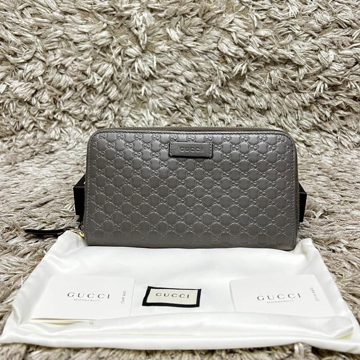 GUCCI MICROGUCCISIMA ZIP LONG WALLET AUTHENTIC ORIGINAL 100%
