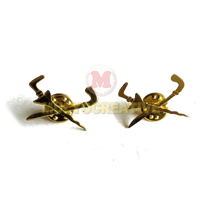 Pin Bros Keris Pin Kerah Peci Jas