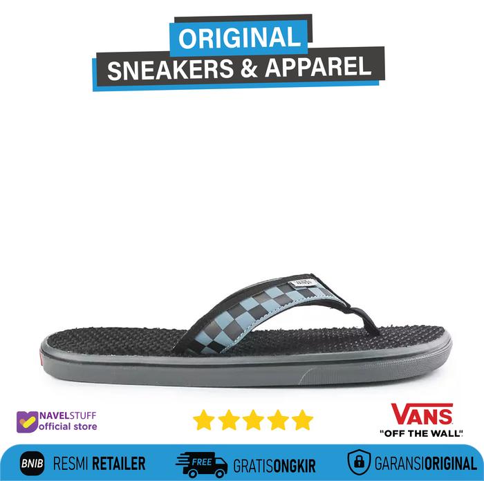 VANS LA Costa Lite Checkerboard Bluestone (Sendal) Original PT.Navya