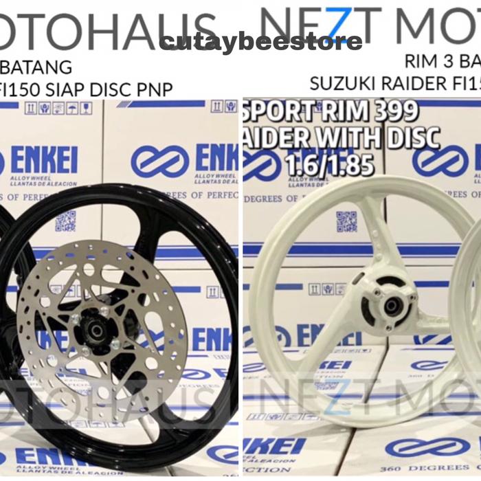Velg enkei palang tiga satria fu karbu satri fi injeksi langka