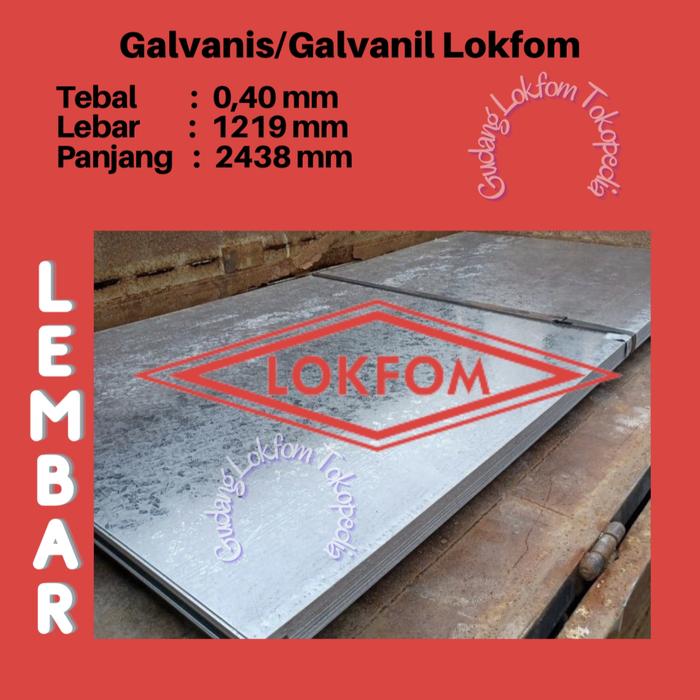 BJLS Lokfom, Galvanis & Galvanil 0,4mm LEMBARAN
