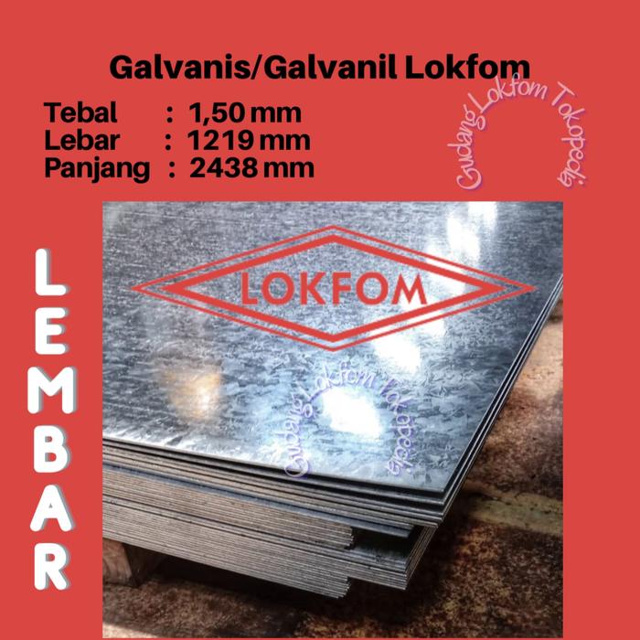 BJLS Lokfom, Galvanis & Galvanil 1,50 mm LEMBARAN