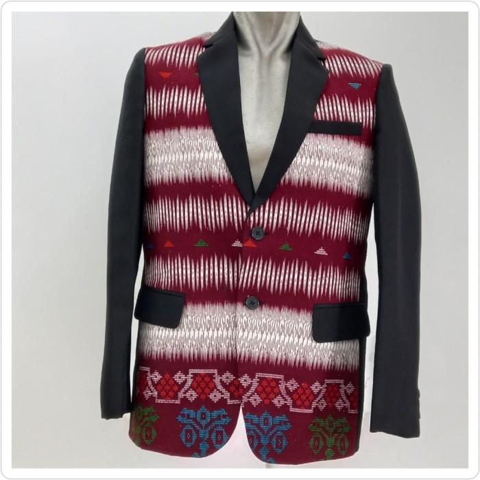 jas ulos sumatera /jas formal ulos kombinasi superblack /jas ulos pria