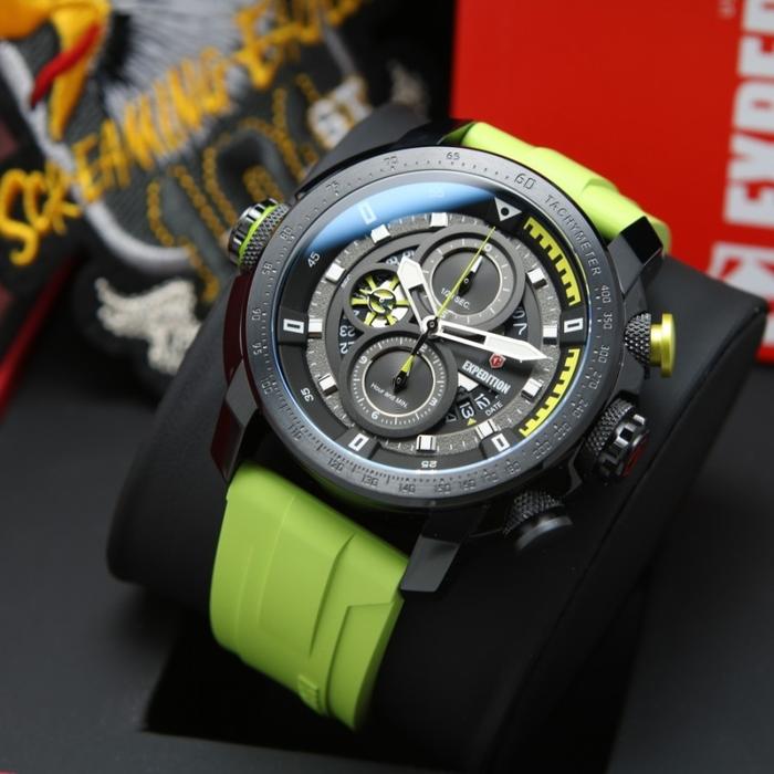 EXPEDITION EXP 6771 / E6771 - JAM TANGAN PRIA - GREEN BLACK
