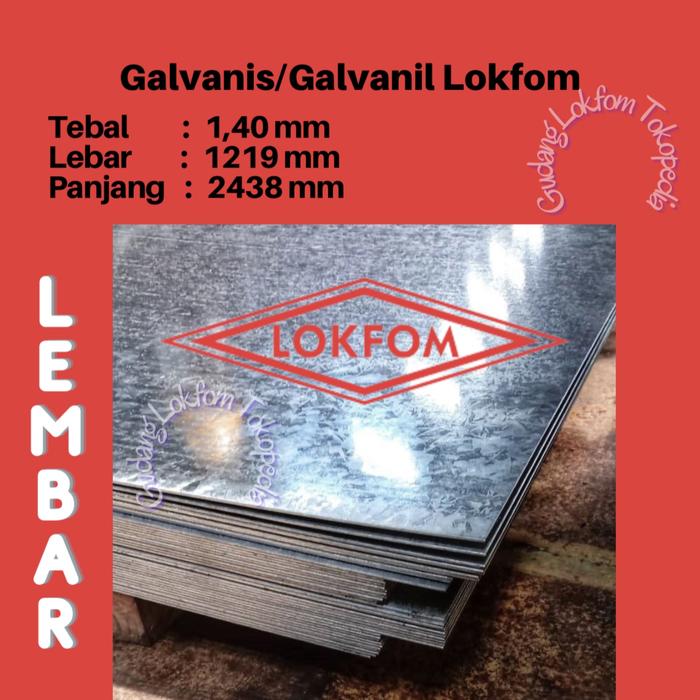 BJLS Lokfom, Galvanis & Galvanil 1,40 mm LEMBARAN