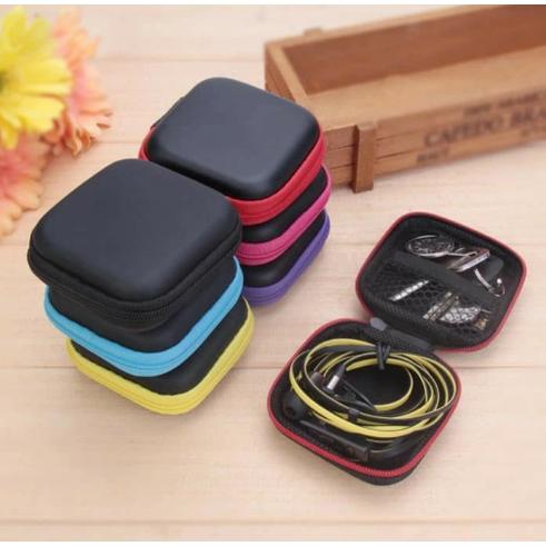 Tas Dompet Minimalis Tempat Simpan Headset Hedset HP Ponsel Praktis