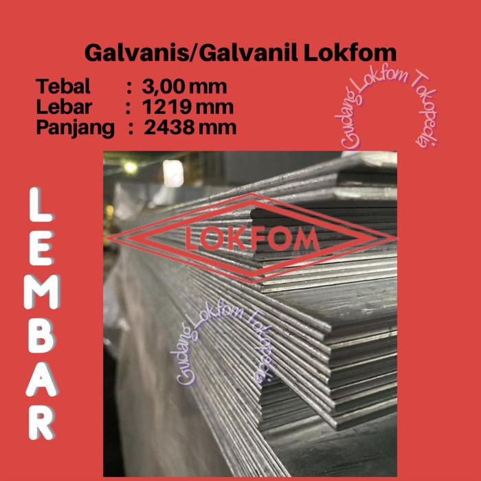 BJLS Lokfom, Galvanis & Galvanil 3 mm LEMBARAN