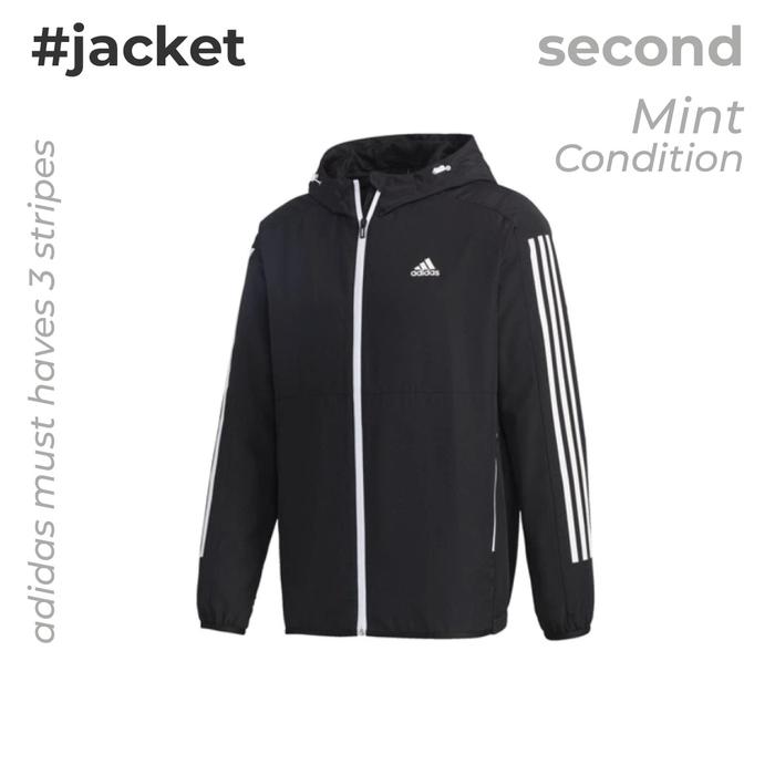 Jacket Hoodie Adidas Must Haves 3 Stripes