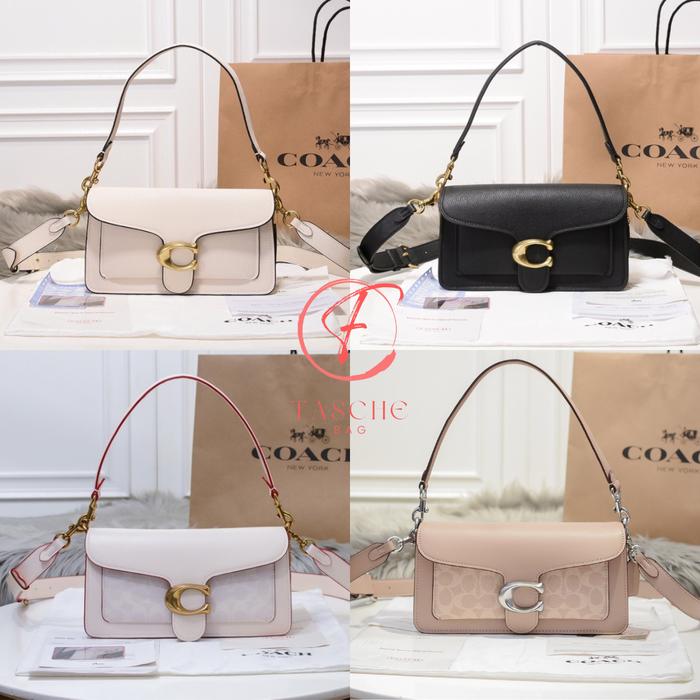 Tas wanita CH tabby 26 pillow logo C gold all-colour crossbody bag