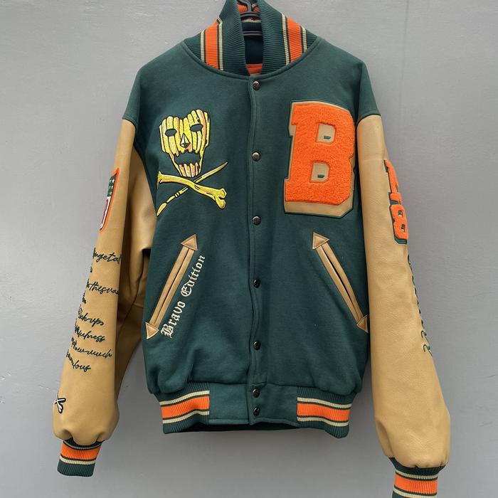 jaket varsity rawtype riot bravo