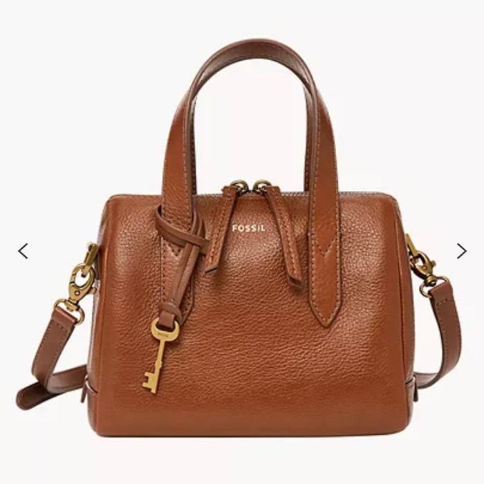 Sidney Mini Brown Satchel Bag