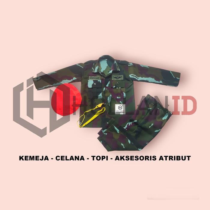 BAJU SERAGAM ANAK STELAN TENTARA ANGKATAN UDARA AU PASKHAS KOPASGAT AD
