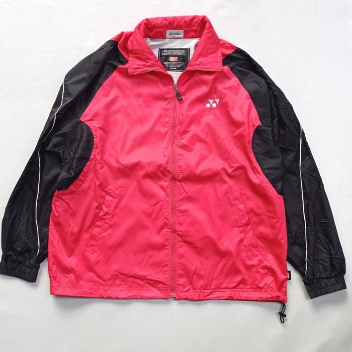jaket yonex japan heat capsule twotone windbreaker colorblock casual