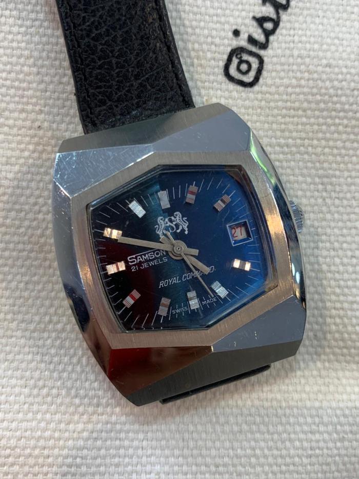 Samson 21 jewels Blue For men