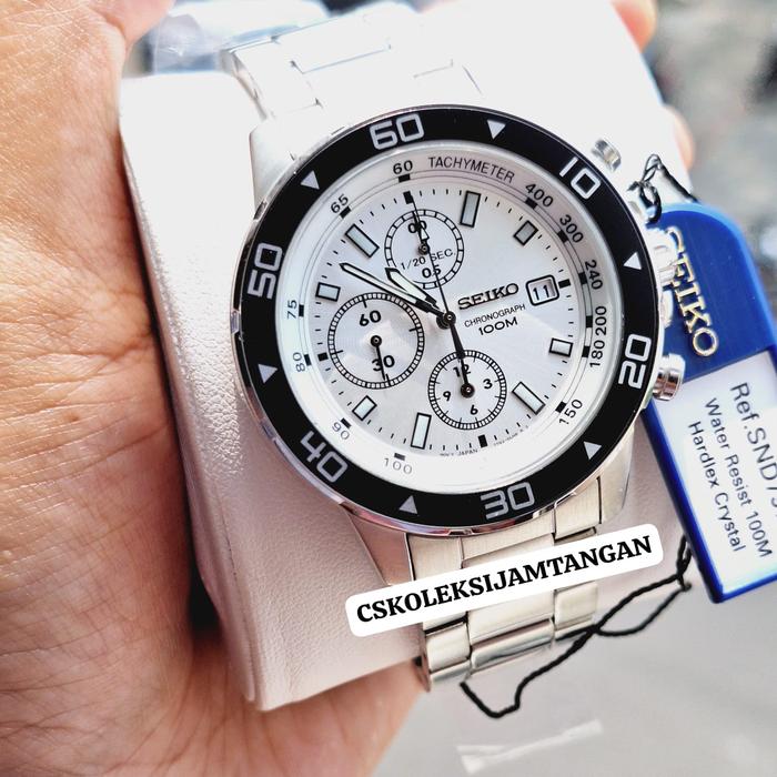 JAM TANGAN PRIA SEIKO SND797P1 SND797 CHRONOGRAPH ORIGINAL BERGARANSI