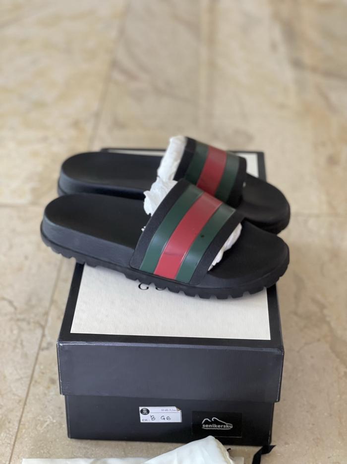 SIZE G6 GUCCI SLIDE OG TREK AUTHENTIC ORIGINAL 100%