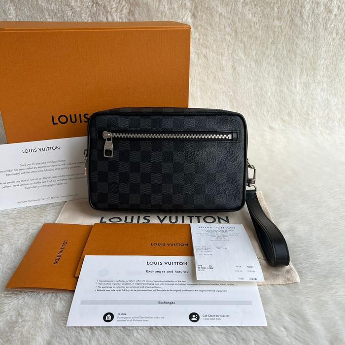Louis Vuitton Damier Kasai Clutch *2021 Authentic Original 100%
