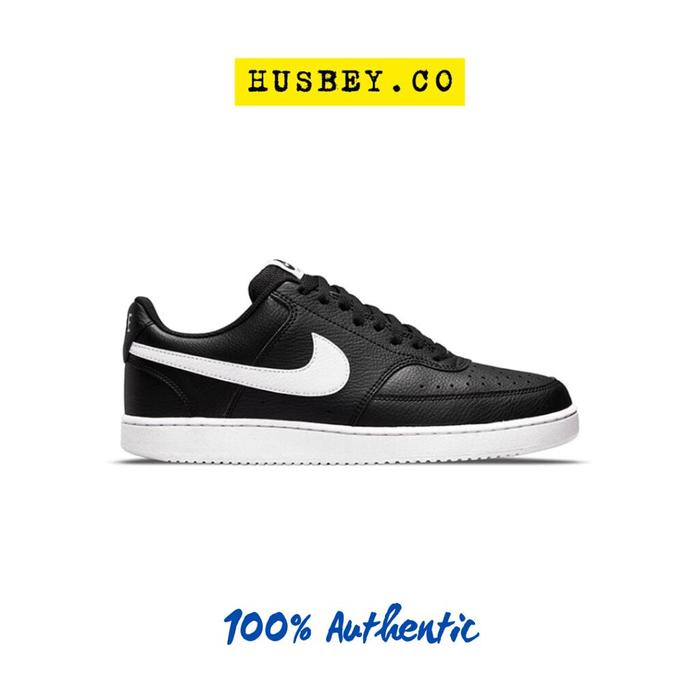 NIKE COURT VISION LOW BLACK WHITE