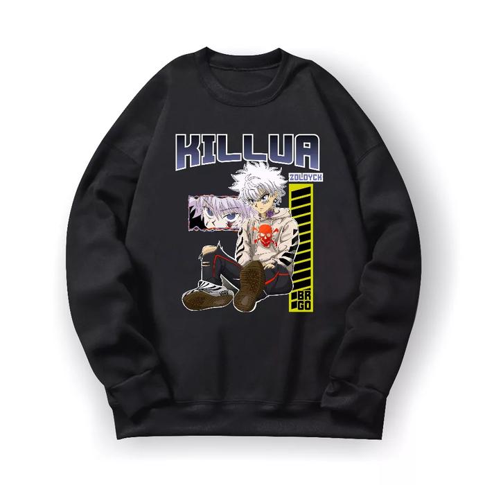 Sweatshirt Anime KILLUA ZOLDYCK - Sweater Crewneck KILLUA ZOLDYCK