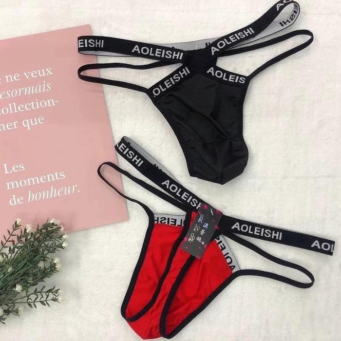(COD) G String Pria Sexy hot transparan Low Waist Celana Dalam Pria