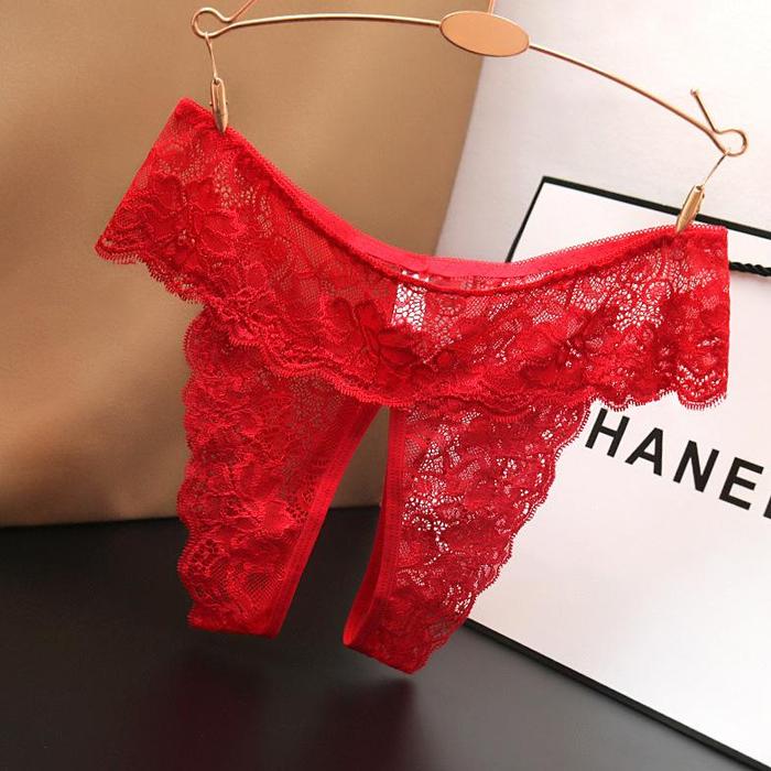 Celana Dalam Wanita Transparan Ukuran Jumbo Open Crotch G String Sexy