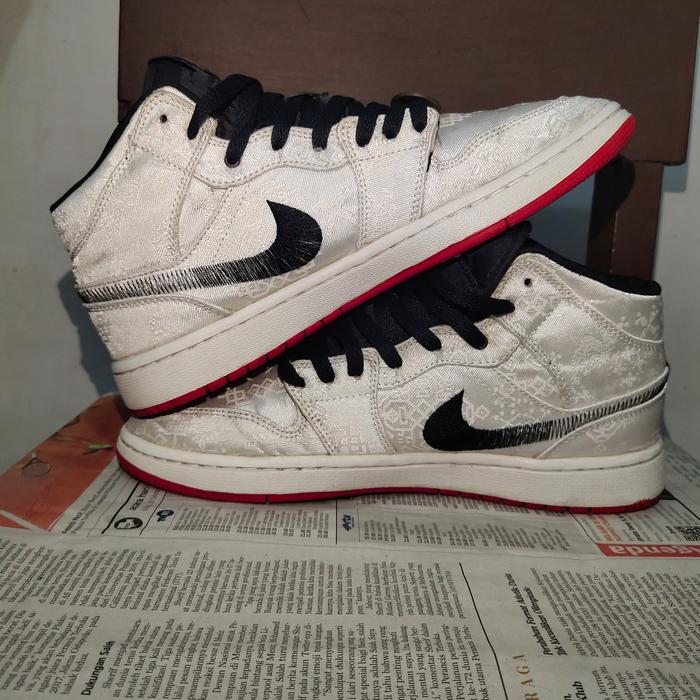 nike air jordan 1 mid x clot fearless second