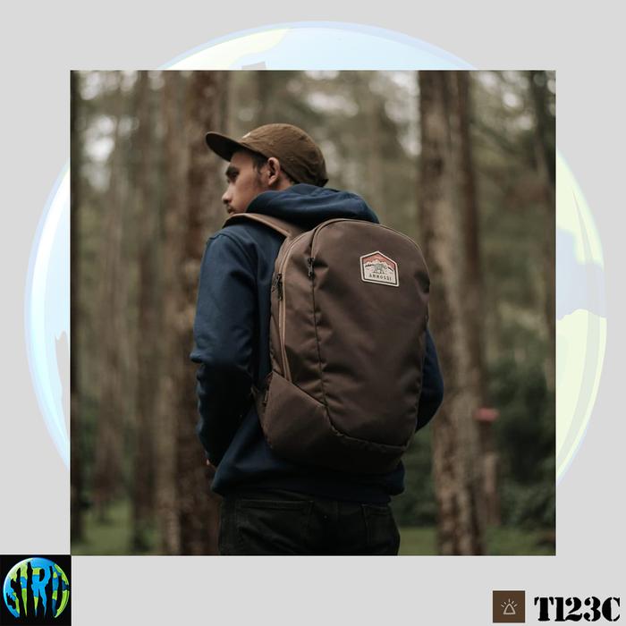 daypack outdoor murah ammossi sumatera baburay brown