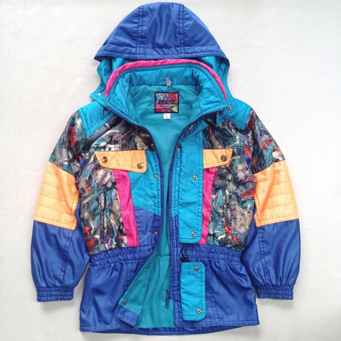 jaket vintage airtastic japan multicolour outdoor snowboard sacai apc