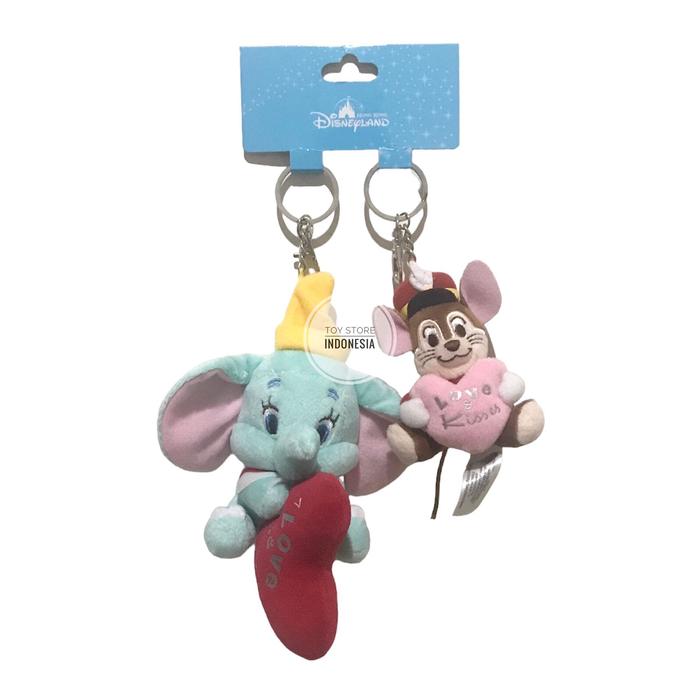 ORIGINAL HONGKONG DISNEYLAND DUMBO TIMOTHY KEYCHAIN BAGCHARM PLUSH