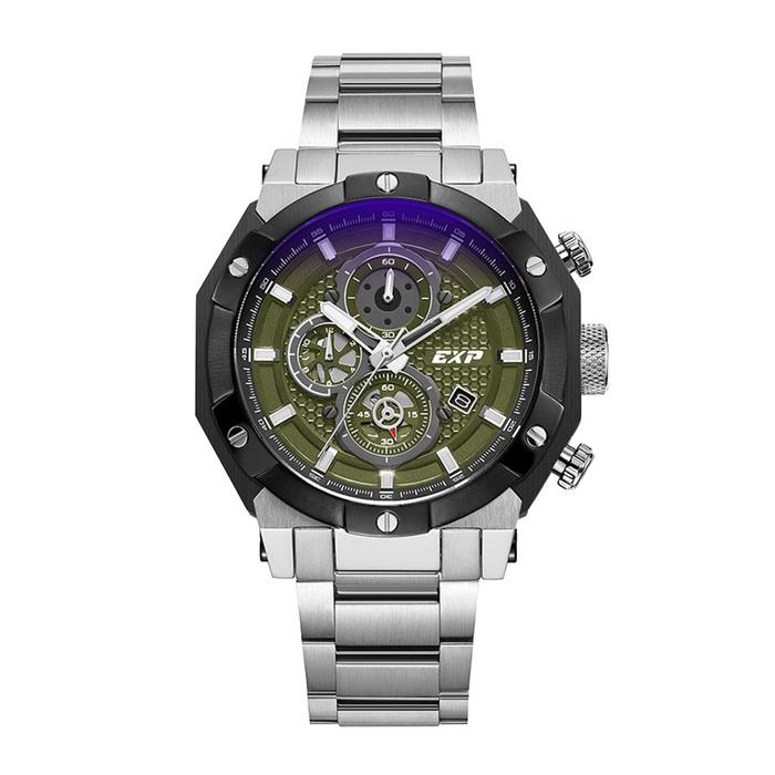 JAM TANGAN PRIA EXPEDITION EXP 6385 / E6385 ORIGINAL-SILVER BLACKGREEN