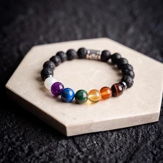 Gelang Batu "The 7 Chakras"