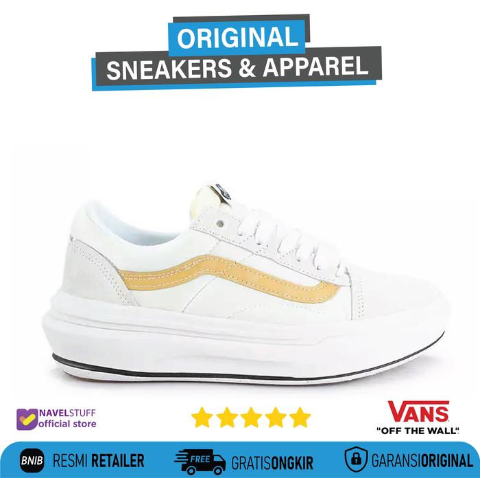 VANS Old Skool Platform Overt Comfycush Ochre/Multi Original Resmi