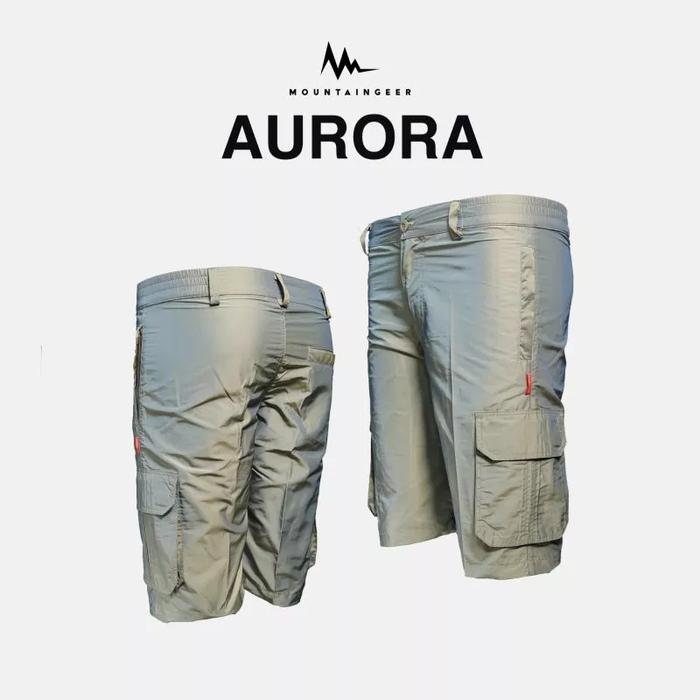 celana pendek mountaingeer aurora seris - short cargo pants