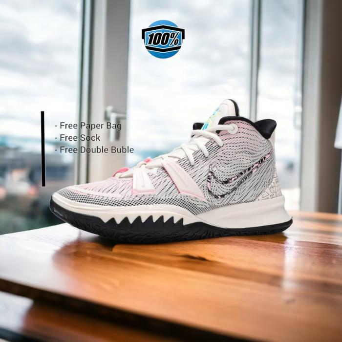 sepatu pria sneakers Nike Kyrie 7 Pale Ivory 3
