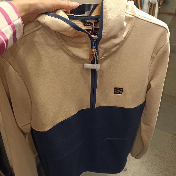 Eiger Sweater KENTAWAN HOODIE Half Zipper 91000 8745 Original Cowok
