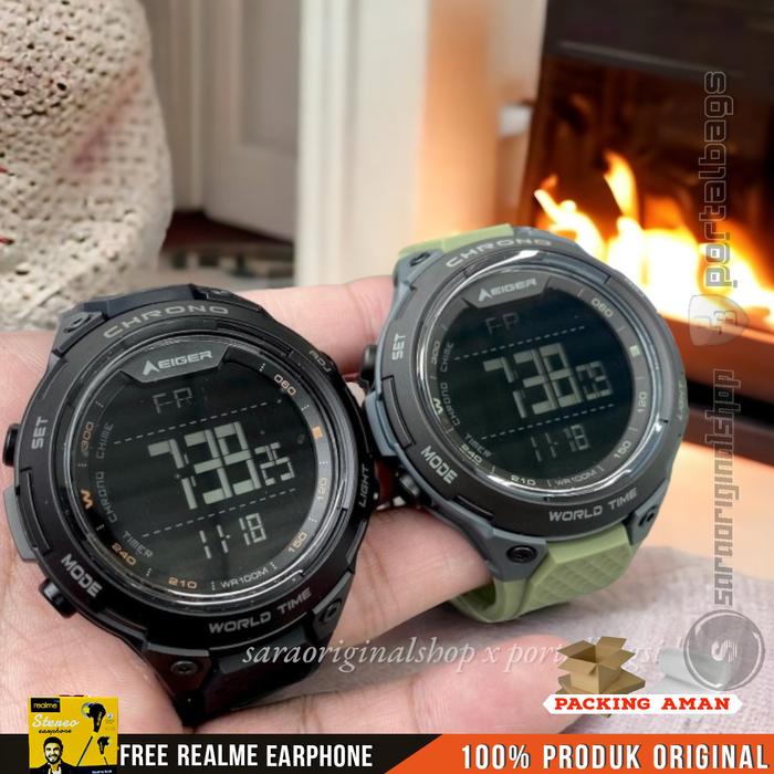 Eiger Helicon Watch Original Jam Tangan Pria