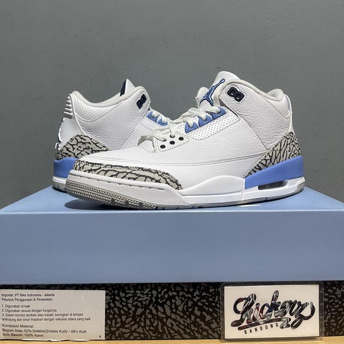 Nike Air Jordan 3 Retro UNC 2020 ORIGINAL