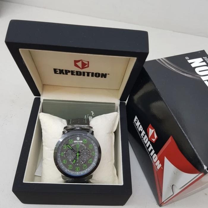 EXPEDITION E6625M BLACK DIAL CHRONOGRAPH MEN'S WATCH