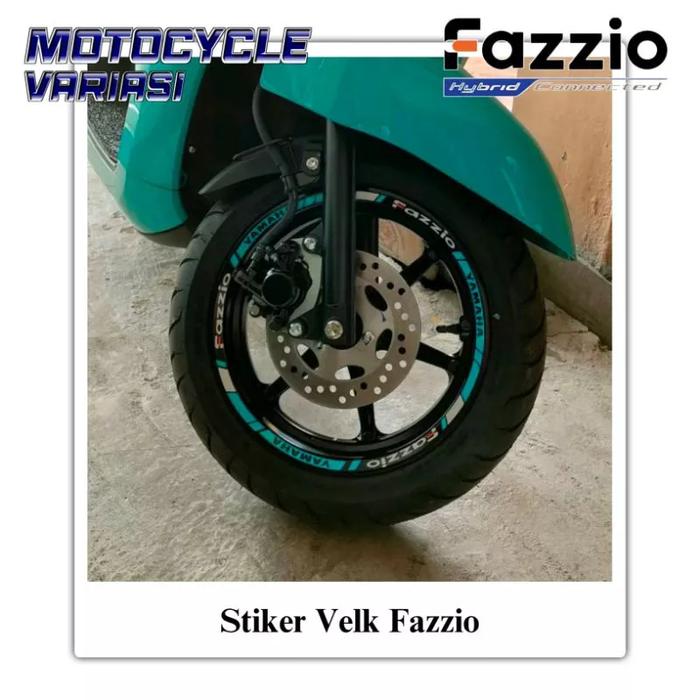 Sticker Velg Yamaha Motor Fazzio Stiker velg Fazzio