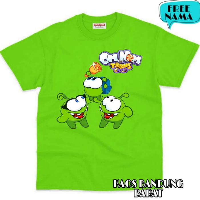 Baju atasan kaos anak Om Nom toons laki laki perempuan