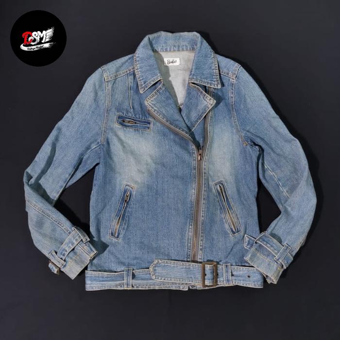 Jaket Denim Barbie Vintage Ramones Original