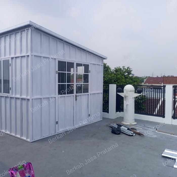 Booth kontainer minimalis 3x2,5