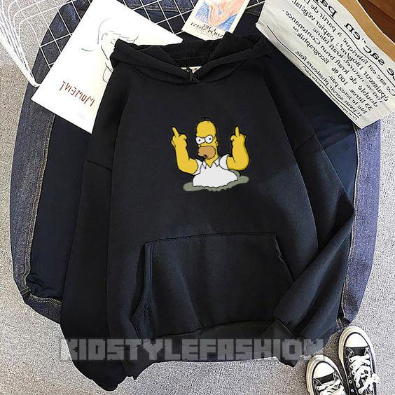 JAKET HOODIE LOS SIMPSON THE SIMPSON LOGO