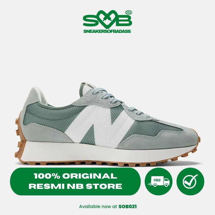 Sepatu Sneakers New Balance Men Shoes 327 Juniper - MS327MS
