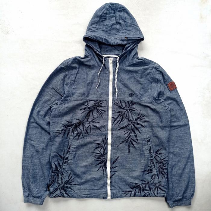element wolfeboro chambray hooded alder jaket casual volcom stussy sk8