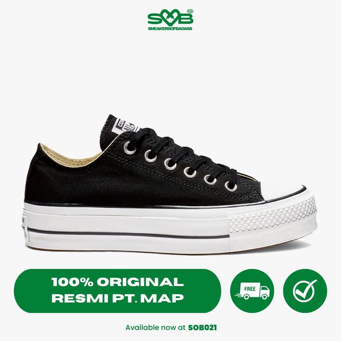Sepatu Sneakers Converse CT AS Lift Low Black/White - 560250C